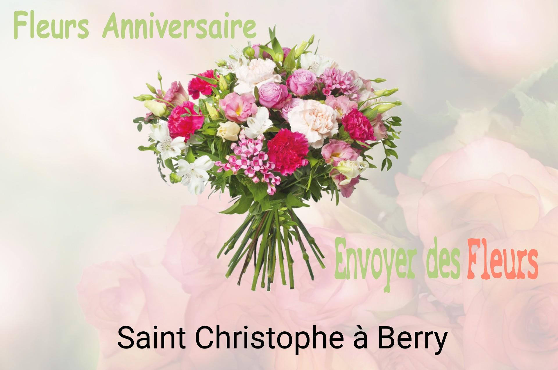 Bouquet de fleurs d’anniversaire livré à Saint-Christophe-à-Berry