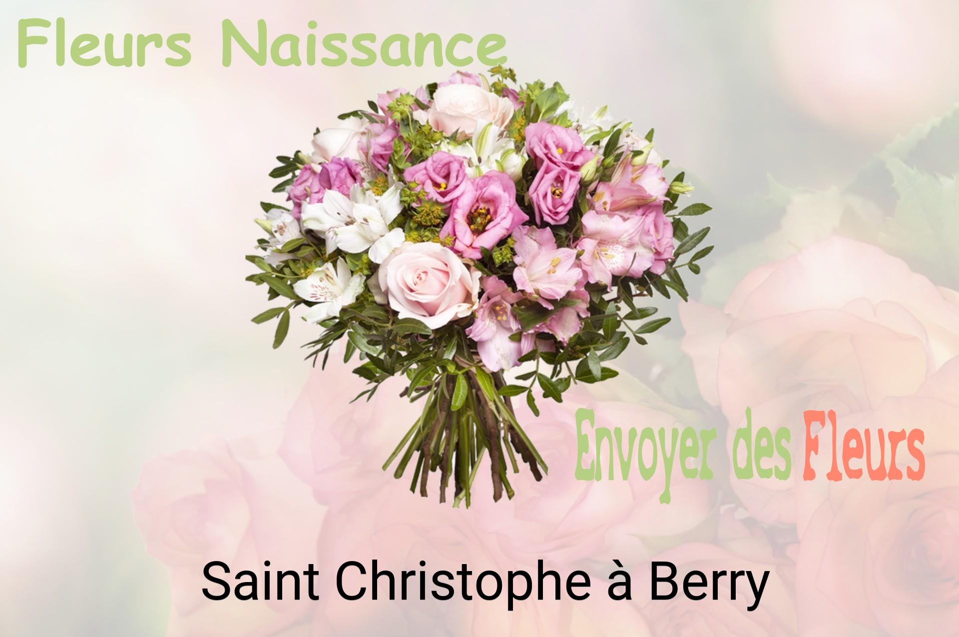 Bouquet de fleurs de naissance livré à Saint-Christophe-à-Berry